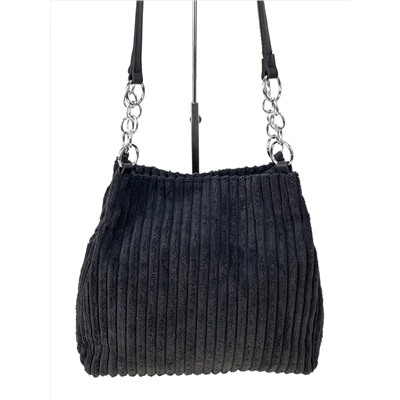 Женская сумка из текстиля, цвет черный