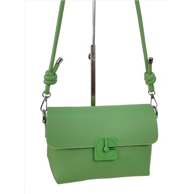 Женская сумка из искусственной кожи цвет зеленый
