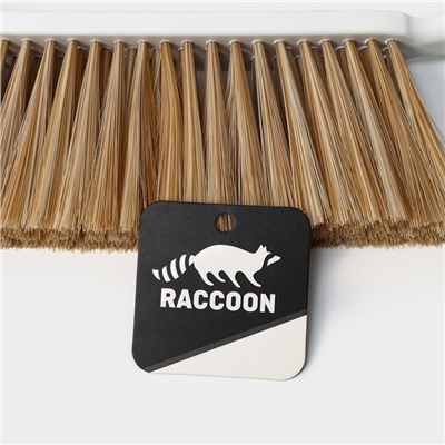 Щетка сметка Raccoon Breeze, удобная ручка, 37,5×2,8 см, ворс PET 7,5 см, 3 ряда по 25 пучков