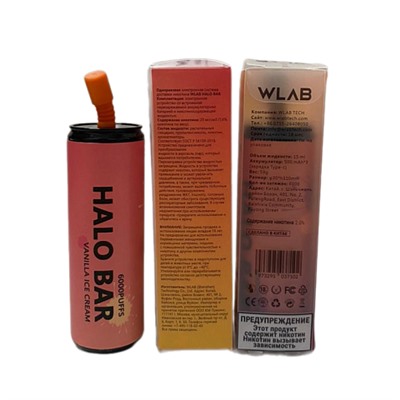 WLAB Halo Bar Испаритель 6000 затяжек яблочный пирог