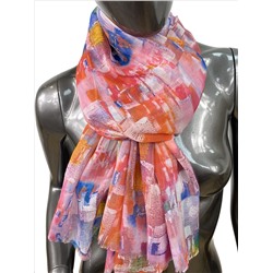 Легкий палантин-шарф , цвет мультицвет