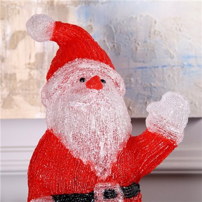 Светодиодная фигура «Дед Мороз» 21 × 45 × 17 см, акрил, 60 LED, 220 В, свечение белое