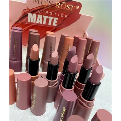 Набор матовых помад 6шт Miss Rose MATTE Lipstick