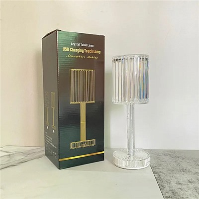 Настольная хрустальная лампа Crystal Table Lamp USB Charging Touch Lamp