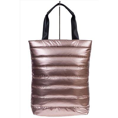 Женская сумка-шоппер из водооталкивающей ткани, цвет розовый