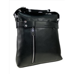 Мужская сумка-планшет из искусственной кожи, цвет чёрный