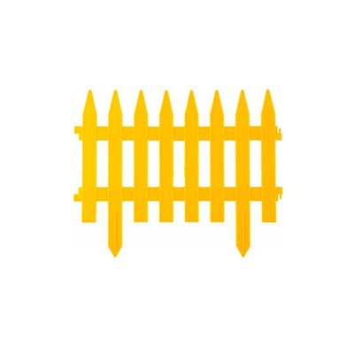 Забор декор №1 /желтый/ прямой Классический /*5шт