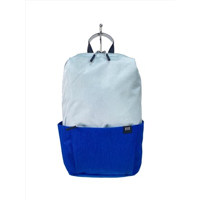 Молодежный рюкзак из текстиля, цвет сине-голубой
