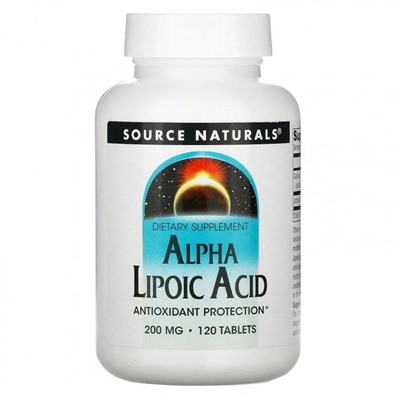 Alpha Lipoic Acid, Sourse Naturals, Альфа липоевая кислота, 120 капсул