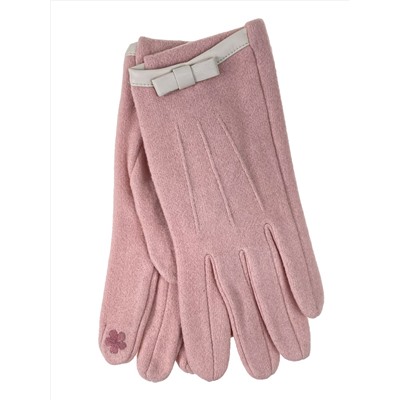 Женские демисезонные перчатки из хлопка, цвет розовый