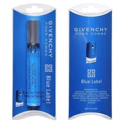 Givenchy Pour Homme Blue Label (для мужчин) 20ml Ручка