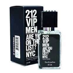 Carolina Herrera 212 VIP Men (для мужчин) 25ml суперстойкий