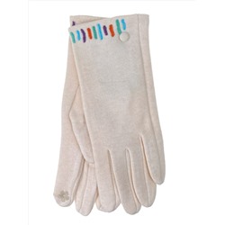 Женские демисезонные кашемировые перчатки, цвет белый