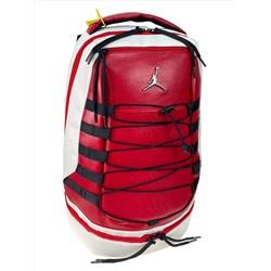 Универсальный рюкзак из искусственной кожи и текстиля, цвет красный с белым