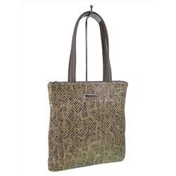 Женская сумка шоппер из текстиля и искусственной кожи, цвет мультицвет