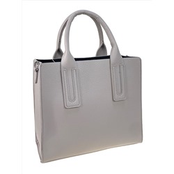 Женская сумка из искусственной кожи, цвет светло-серый