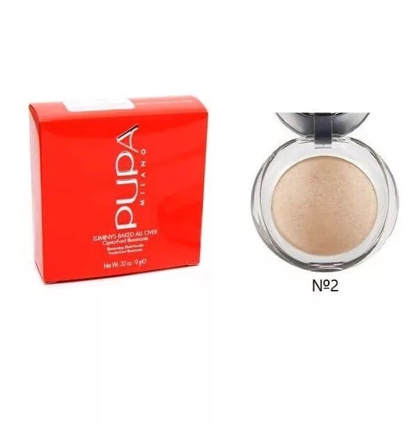 PUPA Компактная запеченная пудра Luminys Baked face powder 9 г тон 2