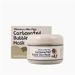 МАСКА пузырьковая очищающая Elizavecca Milky Piggy Carbonated Bubble Clay Mask