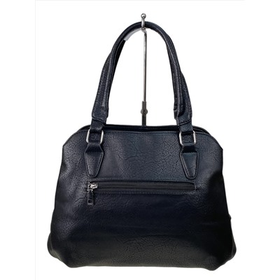 Женская классическа сумка из искусственной кожи, цвет черный