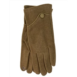 Женские демисезонные кашемировые перчатки, цвет коричневый