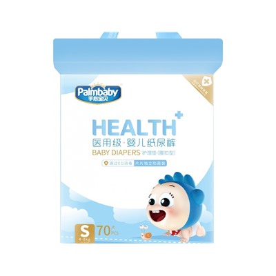 Подгузники детские Palmbaby health в инд. уп. SK019-S-70 шт (4-8 кг)