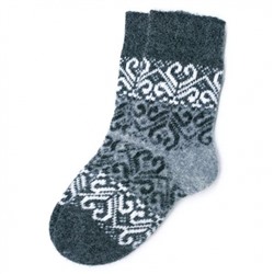 Мужские шерстяные носки с орнаментом
