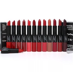 Помада-блеск водостойкая МАС Provitamin Lipstick Waterproof 2в1 №2 (12шт)