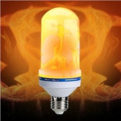 Декоративная LED Flame Bulb лампа с эффектом пламени