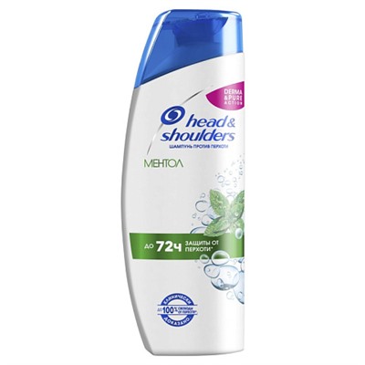 Шампунь Head&shoulders ментол 400мл.