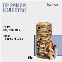 Крышка для консервирования «Грибочки», ТО-82 мм, металл, лак, упаковка 20 шт  цена за 20 шт