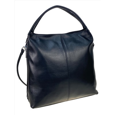 Женская сумка из натуральной кожи цвет черный