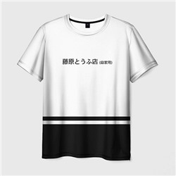 Хачироку AE 86 Мужская 3D-футболка  арт. 10289084903301 размеры от 42 до 78