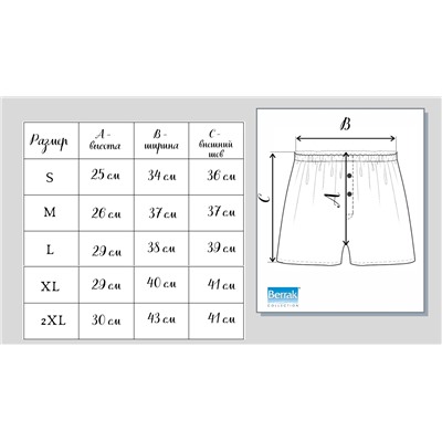 Мужские трусы семейки Berrak 1070