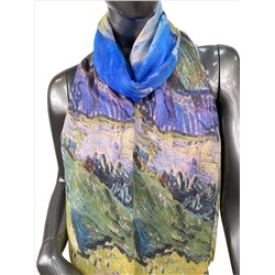 Легкий палантин-шарф с принтом Венеция , мультицвет