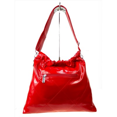Женская сумка хобо из искусственной кожи, цвет красный