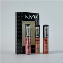 Блеск для губ NYX Soft Matte Lip Cream 3-Piece Set 3шт