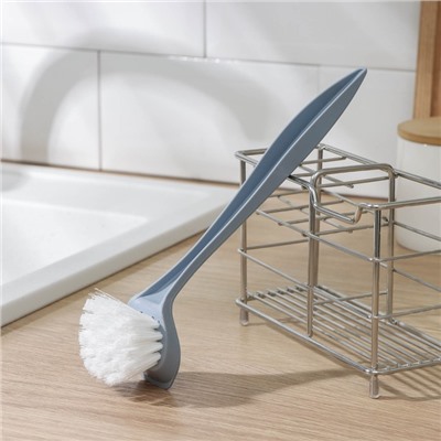 Щётка для посуды с прямой ручкой Etna, цвет серый