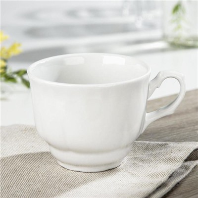 Чашка чайная фарфоровая «Тюльпан», 250 мл, d=8,5 см