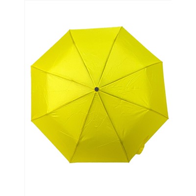 Женский зонт полуавтомат, цвет желтый