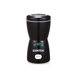 Кофемолка Centek (черный) 200Вт, 70г, АВТОпомол (3 уровня), 3 LED индикатора