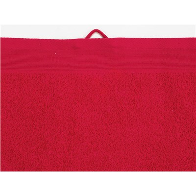 Полотенце махровое Red, без рисунка, красный