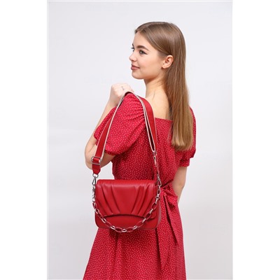 Женская сумка кросс-боди из искусственной кожи, цвет бордовый
