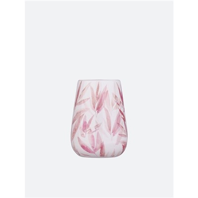 Стакан для зубных щеток Akvarel, 8,5х8,5х11,5 см, цвет белый розовый