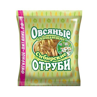 Отруби Сибирские ОВСЯНЫЕ очищающие, 200 г