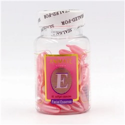 Капсулы для интенсивного ухода за кожей лица, содержащие витамин E (Розовый)