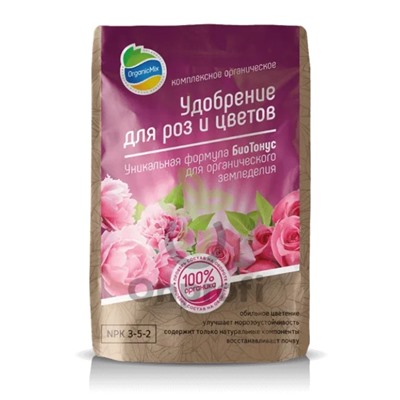 Удобрение Органик Микс для роз и цветов, 850 гр