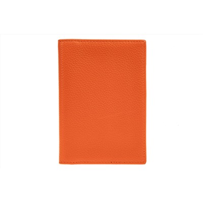 Обложка на паспорт, оранжевая, фабричное производство