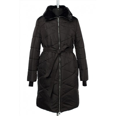 05-1902 Куртка женская зимняя (слайтекс 300) Плащевка черный