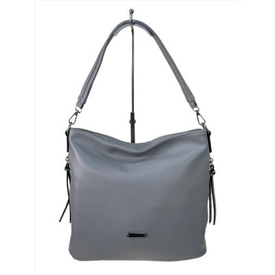 Женская сумка из искусственной кожи, цвет серый