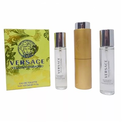 Versace Yellow Diamond, 3*20 ml